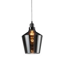 Amplify your home's lighting with our collection of designer ceiling pendants. Calais Pendant Ceiling Light Smoked Glass