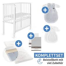 Unsere mitarbeiter haben es uns zur leistungs obersten aufgabe gemacht, ware verschiedenster variante. Babyartikel De 7 Tlg Beistellbett Komplett Set 90 X 40 Cm Beistellbett Matratze 2 Spannbetttucher 3 Tlg Baby Maxchen Babyartikel De