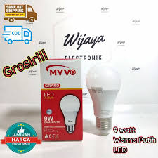Sunfest 9 watt setara = lampu neon biasa 60 watt cob chip lamp ramah lingkungan irit kosumsi listrik cahaya : Harga Myvo 9 Watt Terbaru Juli 2021 Biggo Indonesia
