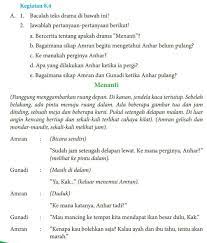 Check spelling or type a new query. Tolong Jawab Ya Kegiatan 8 4 Bab 8 Kelas 8 2 A Bercerita Tentang Apakah Drama Menanti B Brainly Co Id