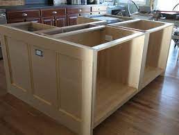 Remove all tables and chairs from the kitchen and measure to find the center of the room. Ikea Hack How We Built Our Kitchen Island Jeanne Oliver Build Kitchen Island Kitchen Island Cabinets Kitchen Island Plans