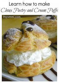 Recipe For Cream Puffs From Choux Pastry Cream Puff Recipe Cream Puffs Choux Pastry
