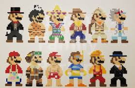 Super Mario Odyssey 8 Bit Mario Perlers Batch 1 By Jrfromdallas Perler Bead Mario Super Mario Pixel Art