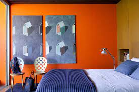 And pls feel free to tell us if you have any problem. 75 Beautiful Bedroom With Orange Walls Pictures Ideas July 2021 Houzz