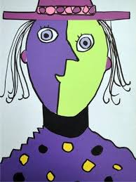 Pablo picasso lesson with oil pastels for 1st and 2nd grade. Picasso Portraits Picasso Portraits Picasso Artwork Pablo Picasso Art
