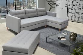 Thanks to its minimalist but elegant look, it nicely complements every interior. Kopenhaga Reversible Corner Sofa With Pouf Selsey
