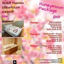 Bukit Merah Honeymoon Package 2d1n Go Holiday Malaysia Hotel Booking Themepark Tickets More