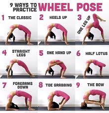9 Ways To Practice Wheel Pose Wheelpose Uradhva Dhanurasana Is A Backbend Known As T Yoga Poses Advanced Basic Yoga Poses Yoga Tutorial
