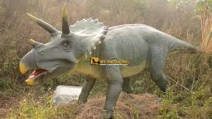 Animatronic Dinosaur Triceratops For Amusement Park Amusement Park Dinosaur Theme Park Amusement