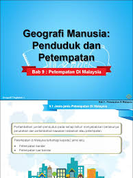 Tingkatan 2 bab 12 petempatan. Bab 9 Petempatan Di Malaysia