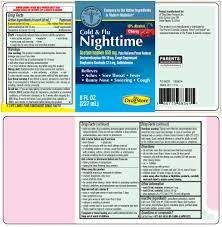 Doxylamine belongs to a group of medicines called 'sedating antihistamines' which help reduce allergic symptoms by preventing the effects of a substance . Lil Drug Store Nighttime Cold Flu