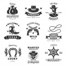 Große auswahl vintage und retro inspirierte kleidung auf rechnung Free Vector Vintage Sheriff Logo Set With Texas Casino Cowboys Wild Welcome To Texas Descriptions
