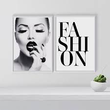 Black And White Gallery Wall Prints Fashion Wall Art Set Set Of 2 Prints Black And White Gallery Fashion Wall Art Bedroom Decor Gallery Wall Art Prints Gallery Wall Prints