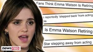 Emma charlotte duerre watson (b. Emma Watson Responds To Retirement Claims Youtube