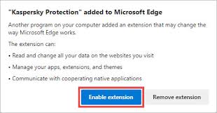 How To Enable The Kaspersky Protection Extension In Google Chrome Mozilla Firefox And Microsoft Edge Based On Chromium