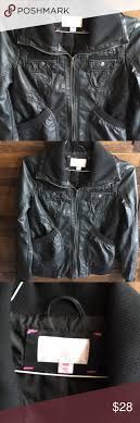Xhilaration Black Faux Leather Jacket Leather Jacket Black Faux Leather Jacket Faux Leather Jackets