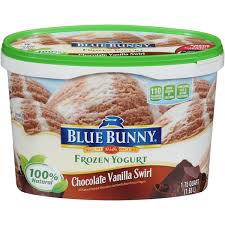 (to make a rose swirl, simply start in the center of the cupcake, holding the bag vertically, and spiral out.) Blue Bunny Chocolate Vanilla Swirl Frozen Yogurt 1 75 Qt Instacart