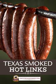 Texas Smoked Hot Links Homemade Sausage Recipes Gourmet Sausage Homemade Sausage