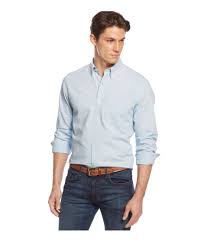 Club Room Mens Textured Pocket Button Up Shirt