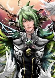 God Of Life By Shrimpheby Http Shrimpheby Deviantart Com Anime Green Hair Anime Prince Digital Art Fantasy