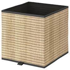 Seagrass storage basket in natural this contemporary style large wicker basket this contemporary style large wicker basket is handwoven from natural beige flat edge wicker, a natural vietnamese seagrass with a smooth texture. Buy Baskets Online Ikea