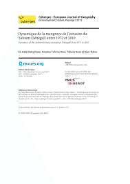 Pdf Dynamique De La Mangrove De L Estuaire Du Saloum Senegal Entre 1972 Et 2010