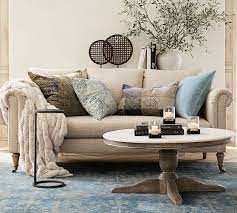 Pierre indoor/outdoor rectangle concrete coffee table. Duke Accent Side Table Pottery Barn