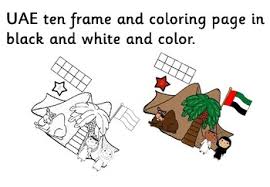 All of these colors symbolically present the basic priorities and values of the country. Uae Ten Frame And Coloring Page By Fine Things Tpt