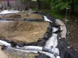 While digging drainage channels is hard work, you should only need to do it once to solve the problem. Back Yard Drainage Solution West Hill Landscaping