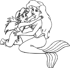 Disney The Little Mermaid 2 Return To The Sea Coloring Page Wecoloringpage Com Mermaid Coloring Book Mermaid Coloring Pages Mermaid Coloring
