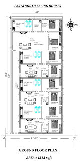 Row house community development corporation (row house cdc), formed in august 2003 as a sister organization to project row houses, is based in houston'. 44 X100 The Perfect 2bhk East And North Facing Row House Plan As Per Vastu Shastra Autocad Dwg And Pdf File Details Cadbull