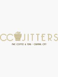 Cc Jitters Cafe Sticker By Wordplayer73 Vinyl Sticker Fine Coffee C C