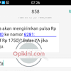 Tabel bagi pulsa xl ke axis. 1