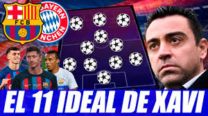 🚨EL 11 POTENCIAL DE XAVI PARA EL FC BARCELONA VS BAYERN MUNICH *JORNADA 5*  🔘UEFA CHAMPIONS LEAGUE