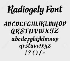Maybe you would like to learn more about one of these? Radiogely Vector Font Alphabet Uppercase Lowercase Character And Symbols Good Use For Cover Title Letterhead Or Any Design Title Royalty Free Cliparts Vectors And Stock Illustration Image 77712270