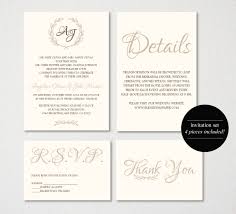 Wedding Invitation Printable Wedding Invitation Etsy Wedding Invitation Templates Wedding Invitations Printable Templates Wedding Cards