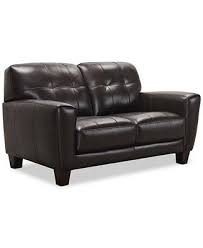 Furniture Kaleb 61 Leather Couches For Sale Leather Loveseat Tufted Leather