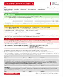 13 Asthma Action Plan Templates Pdf Free Premium