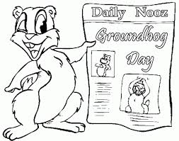 With this compilation of punxsutawney phil's forecasts, you can find out. Groundhog Day Coloring Pages Whataboutmimi Com Coloring Home