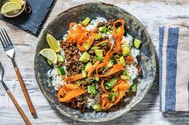 Teriyaki Beef Mince Recipe Hellofresh Recipe In 2021 Teriyaki Beef Minced Beef Recipes Mince Recipes