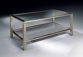 Find something extraordinary for every style, and enjoy free delivery on most items. Rectangular Coffee Table In Nickel Glass Top For Living Rooms Idfdesign