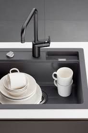 These reliable sinks are offered with basins in a number of styles and shapes to fit the look of your kitchen. 16 Best Black Kitchen Sink Ideas Black Kitchen Sink Kitchen Sink Inspiration Black Kitchens