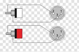 How to wire an xlr two rca connectors. Wiring Diagram Xlr Connector Rca Electrical Category 5 Cable Transparent Png