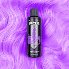 Tint mixing bowl and hair dye brush. Girls Night Pastel Purple Arctic Fox Dye For A Cause