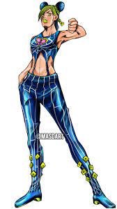 That's why i will wager my soul here! Fanart I Made Jolyne Jotaro Pose Stardustcrusaders