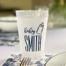 Personalized Shatterproof Cups For Baby Shower