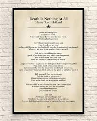 Wall Art Art Print Poetry Art Print Book Page Art Print Death Is Nothing At All Book Page Wall Art Sympathy Gift Henry Scott Holland In 2020 Book Page Art Classic