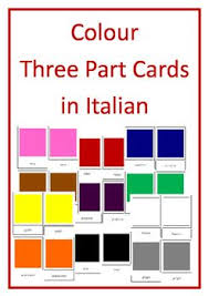 Colours Italian 3 Part Cards To Help Your Child Learn Colors In Italian Do You Want Your Child To Learn Learning Italian Learn A New Language Learn French