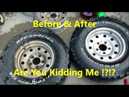 Fill your cart with color today! Cleaning Nasty Aluminum Wheels With Household Products Wow Youtube