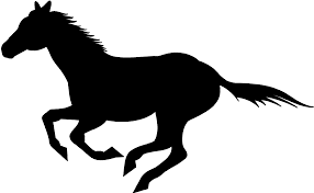 Black And White Mustang Logo Clipart Mustang Silhouette Horse Silhouette Silhouette Clip Art Silhouette Free